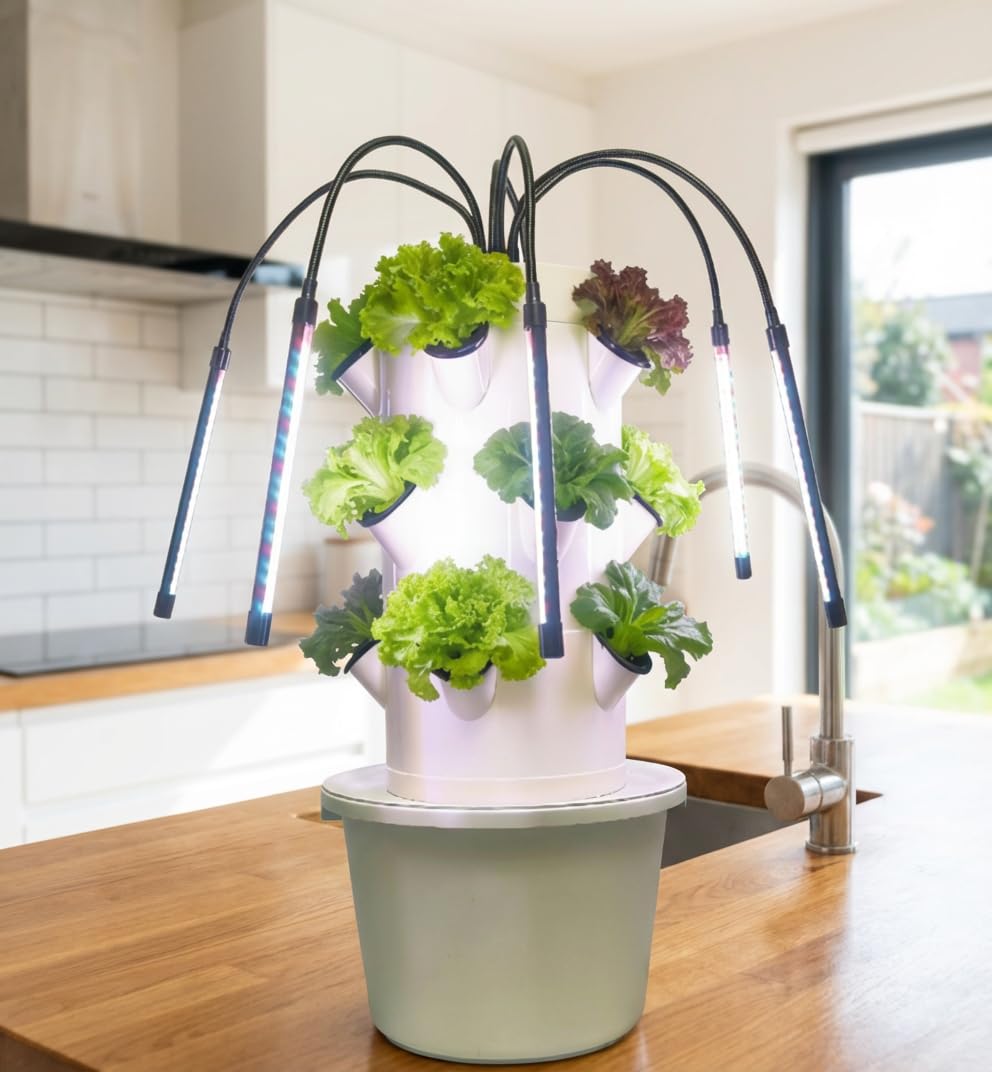 Indoor Herb Garden Kit - نظام الزراعة المائية العمودي | طقم