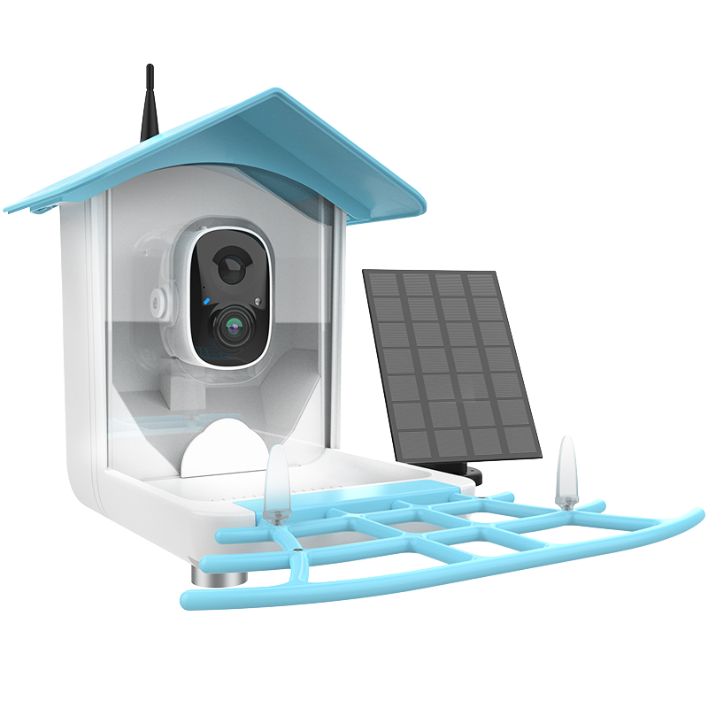 Smart Bird Feeder Camera - جهاز تغذية الحيوانات الأليفة الذكي بالطاقة