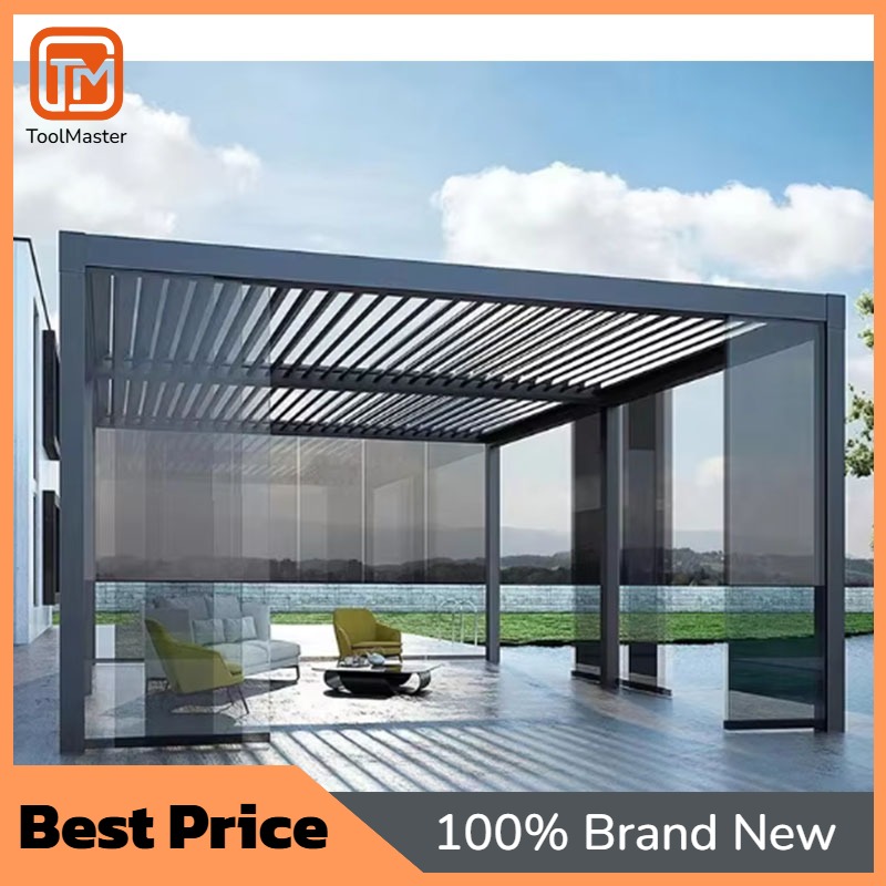 Smart Garden Electric Pergola - 【عرض ساخن】مظلة زجاجية ألومنيوم ذكية قابلة