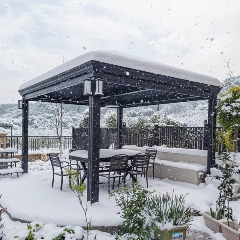 Smart Garden Electric Pergola - شرفة كهربائية ذكية للحدائق والفلل، مظلة