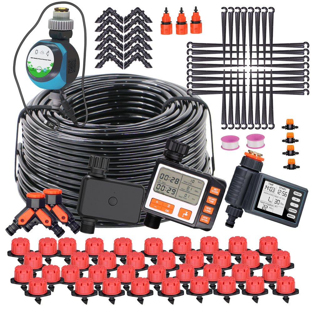 Smart Garden Hose Timer - 50-5 متر 1/4 ''خرطوم قابل للتعديل