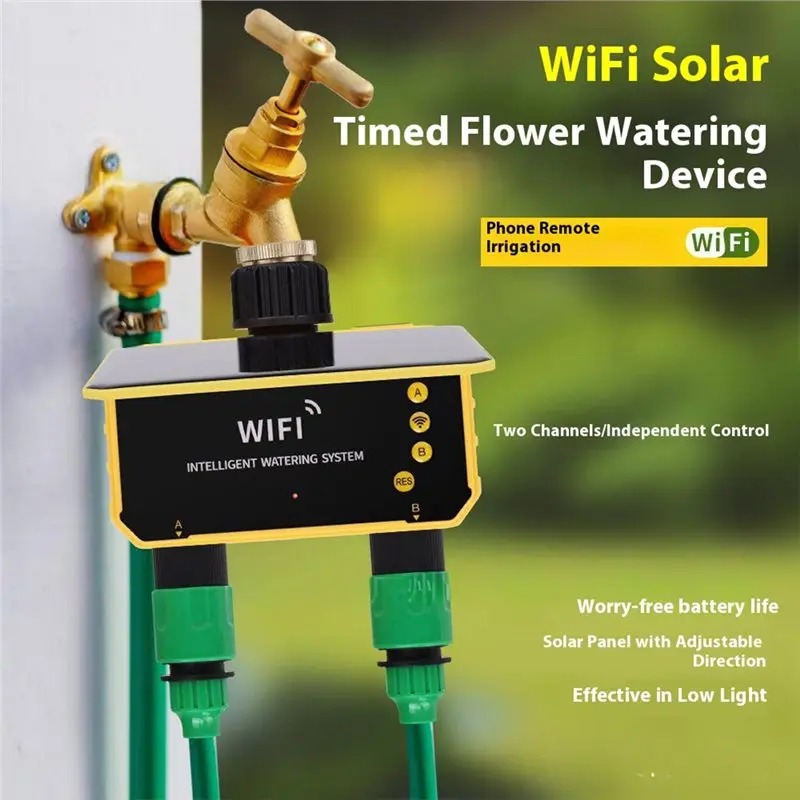 وحدة تحكم بالري بالطاقة الشمسي - مراجعة Smart Garden Hose Timer وسعره