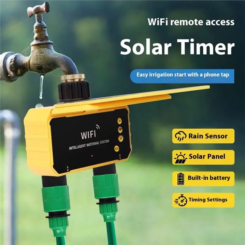 وحدة تحكم بالري بالطاقة الشمسي - مراجعة Smart Garden Hose Timer وسعره