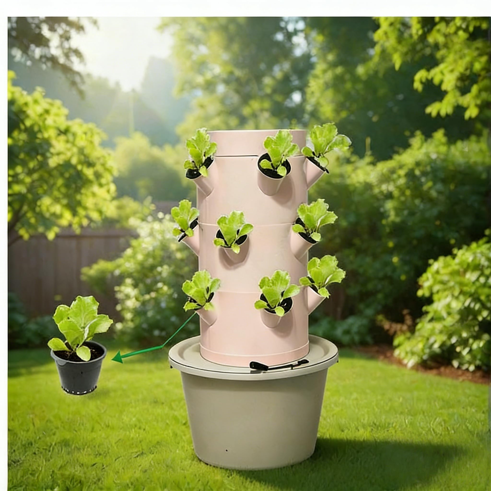 نظام الزراعة المائية العمودي | - مراجعة Indoor Herb Garden Kit وسعره