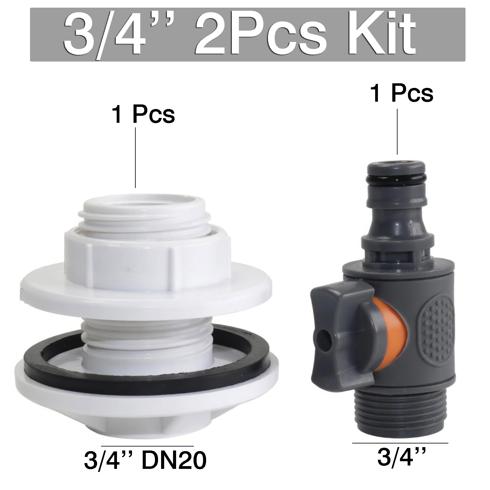 طقم من قطعتين 3/4 بوصة: 1 قطعة - مراجعة Smart Garden Hose Timer وسعره