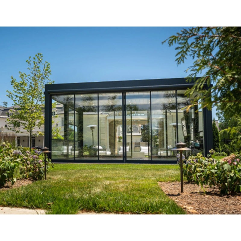 【عرض ساخن】مظلة زجاجية ألومنيوم - مراجعة Smart Garden Electric Pergola وسعره