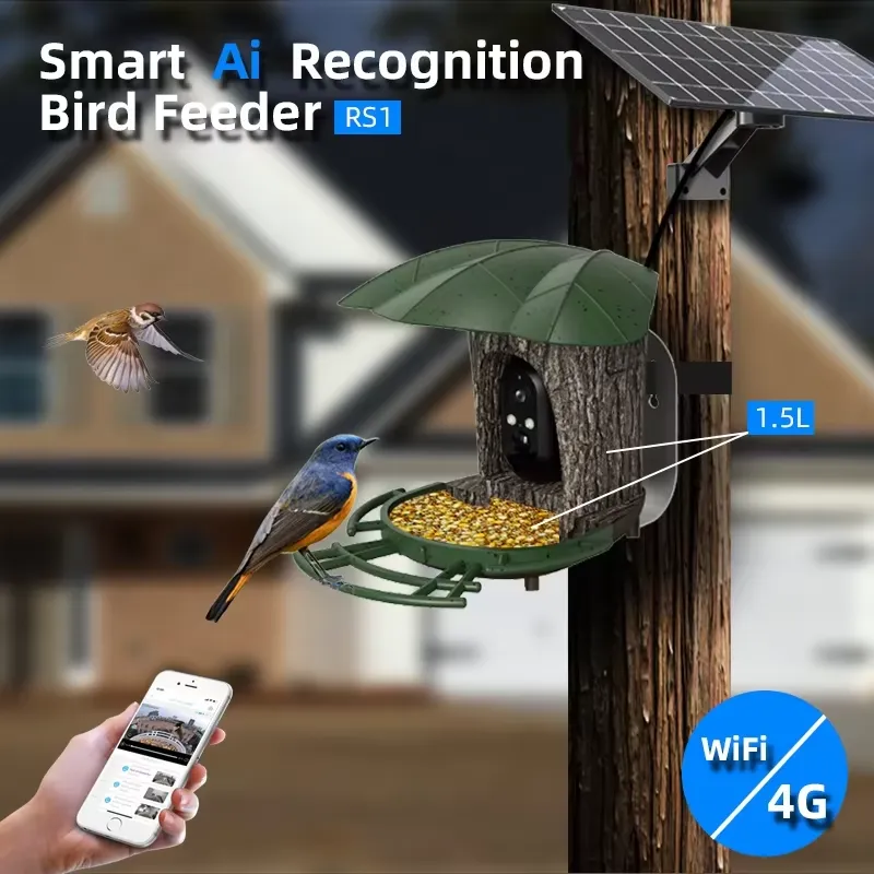 كاميرا ذكية لتغذية الطيور من E - مراجعة Smart Bird Feeder Camera وسعره