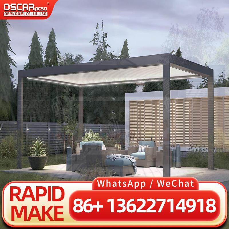 جازيبو عصري قابل للطي ومقاوم ل - مراجعة Smart Garden Electric Pergola وسعره