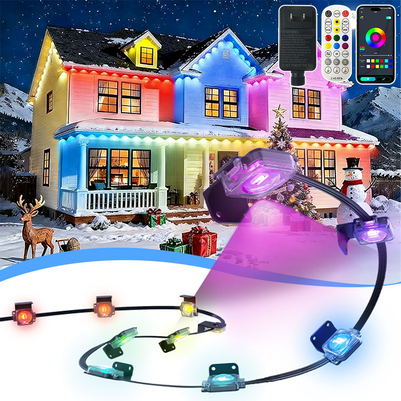 أضواء LED خارجية دائمة RGBCW ل - مراجعة Smart Garden Led Lights وسعره
