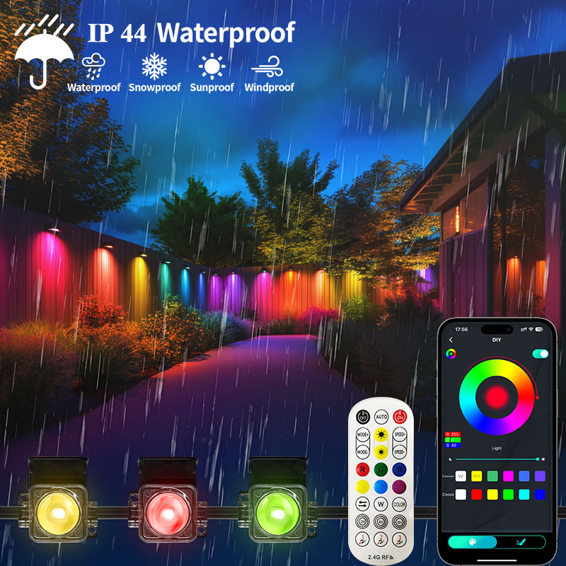 أضواء LED خارجية دائمة RGBCW ل - مراجعة Smart Garden Led Lights وسعره