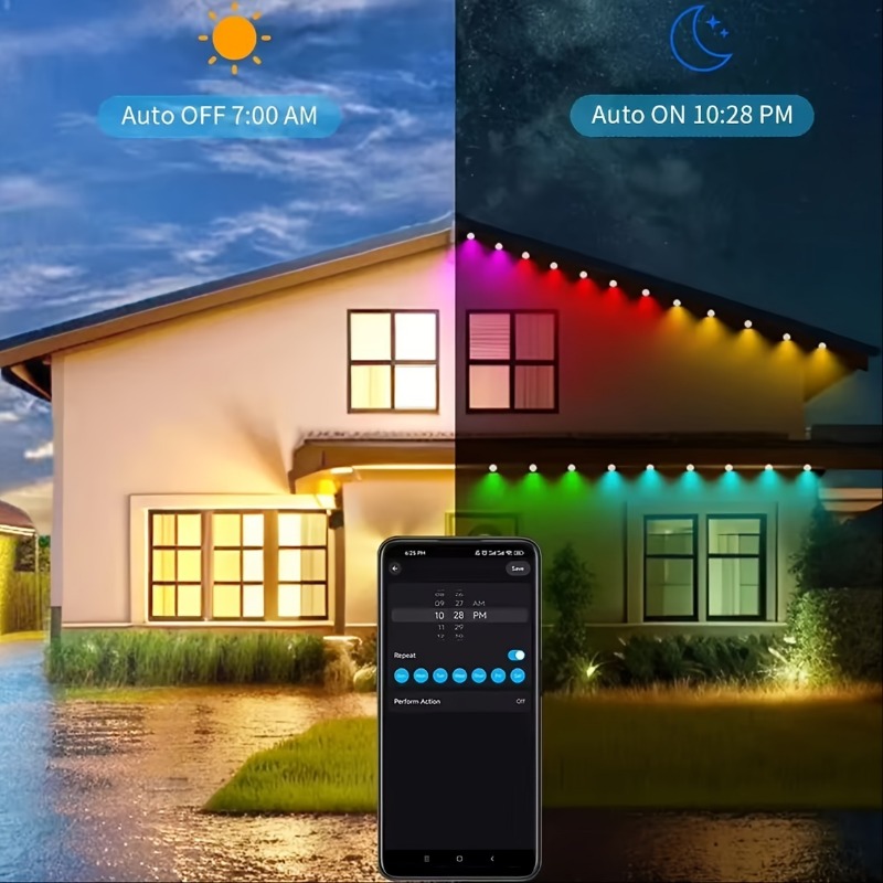 150ft 100ft 50ft أضواء خارجية  - مراجعة Smart Garden Led Lights وسعره