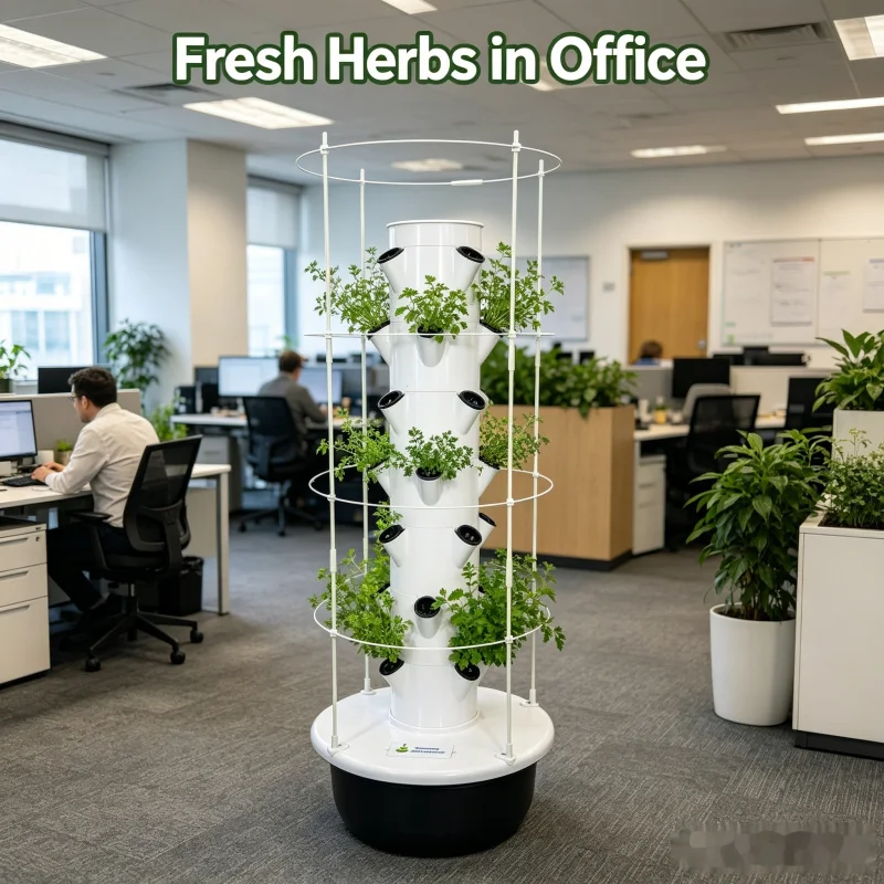 نظام حديقة عمودية ذكية للزراعة - مراجعة Indoor Herb Garden Kit وسعره