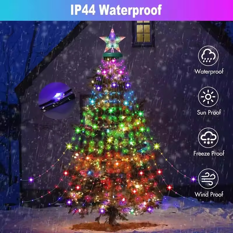 أضواء عيد الميلاد بطول 2.1 متر - مراجعة Smart Garden Led Lights وسعره