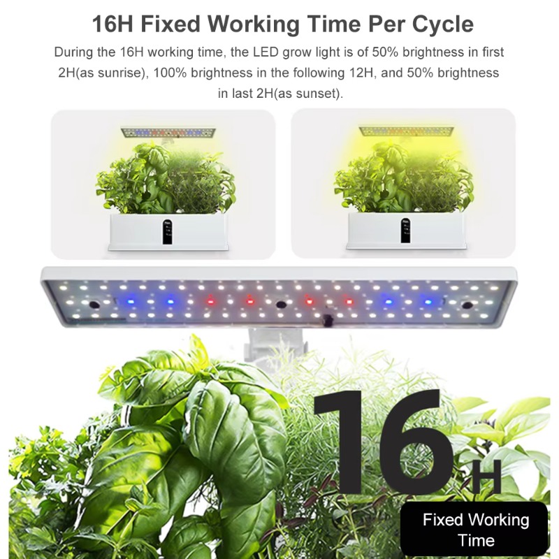 نظام زراعة مائية ذكي بـ 9 وحدا - مراجعة Smart Garden Led Lights وسعره