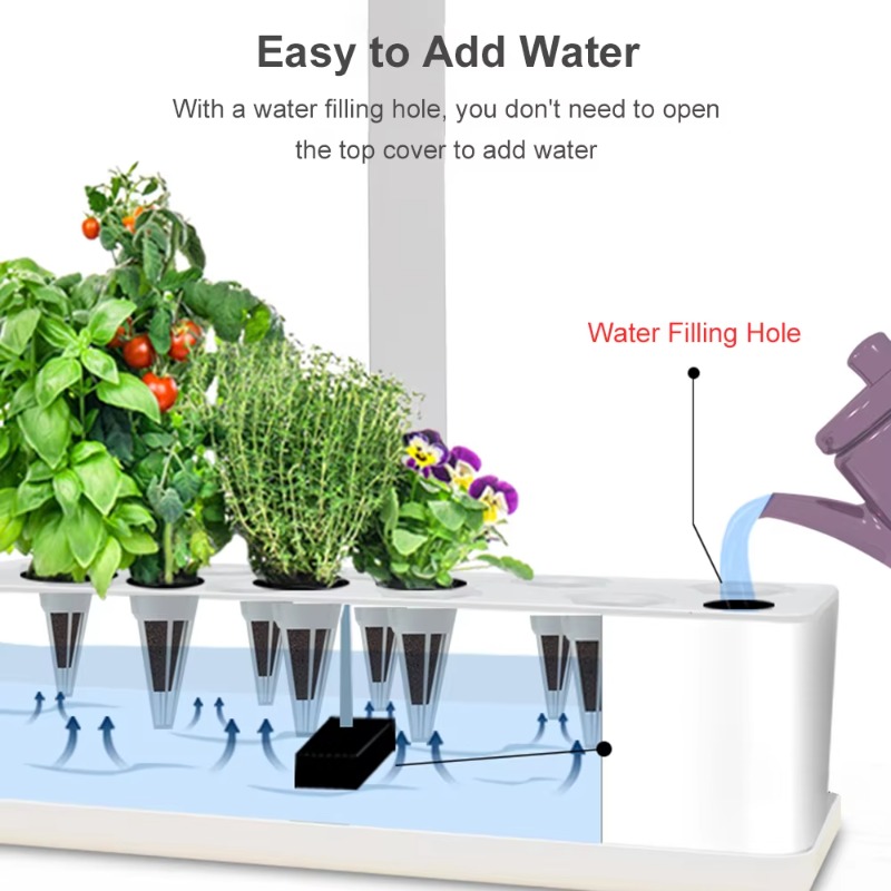 نظام زراعة مائية ذكي بـ 9 وحدا - مراجعة Smart Garden Led Lights وسعره
