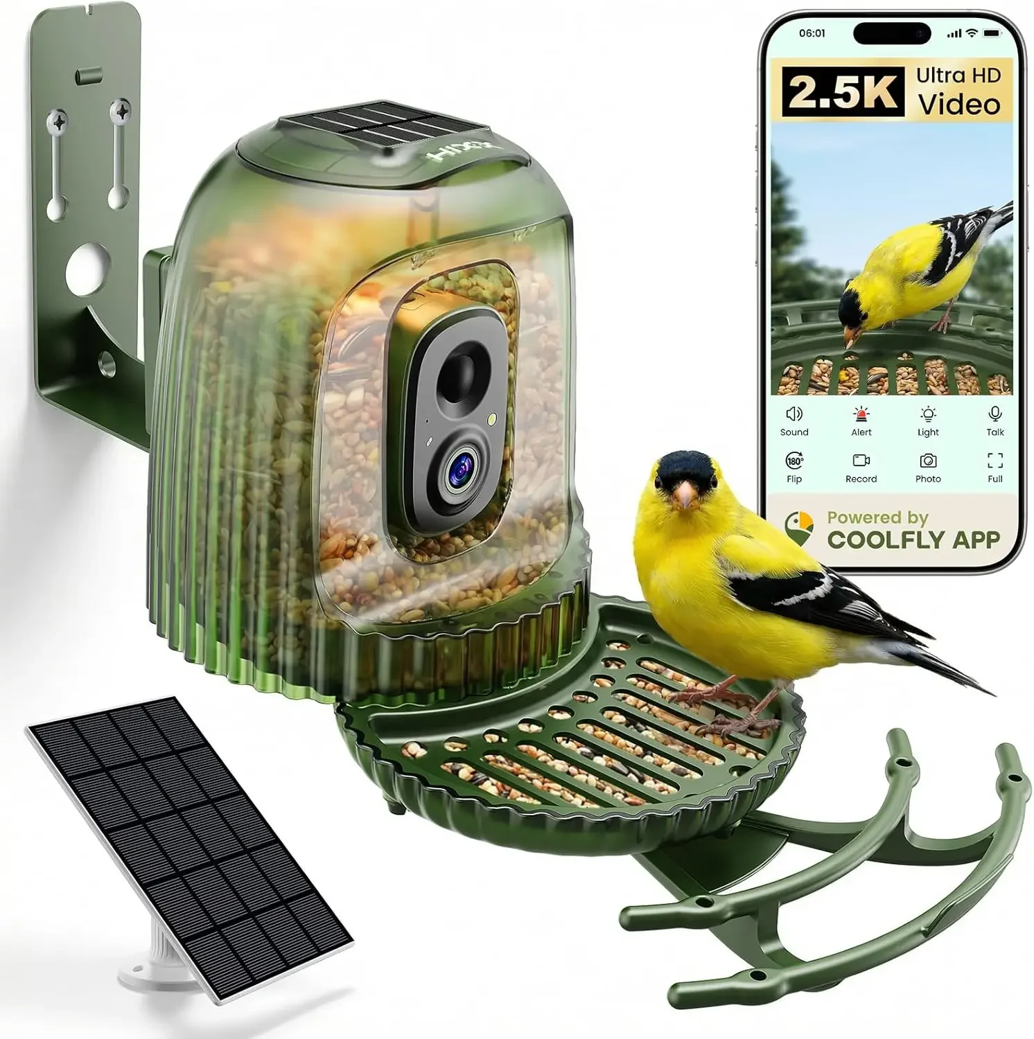مغذي طيور ذكي مع كاميرا 4 ميجا - مراجعة Smart Bird Feeder Camera وسعره