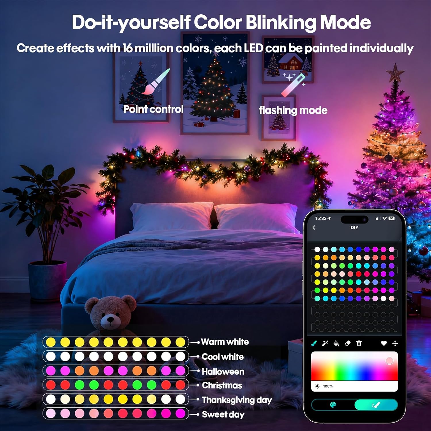 الذكية غلوب سلسلة أضواء 5/10 م - مراجعة Smart Garden Led Lights وسعره