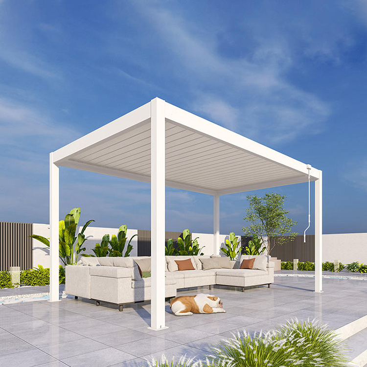 برجولة ألومنيوم بيوكليماتيكية  - مراجعة Smart Garden Electric Pergola وسعره