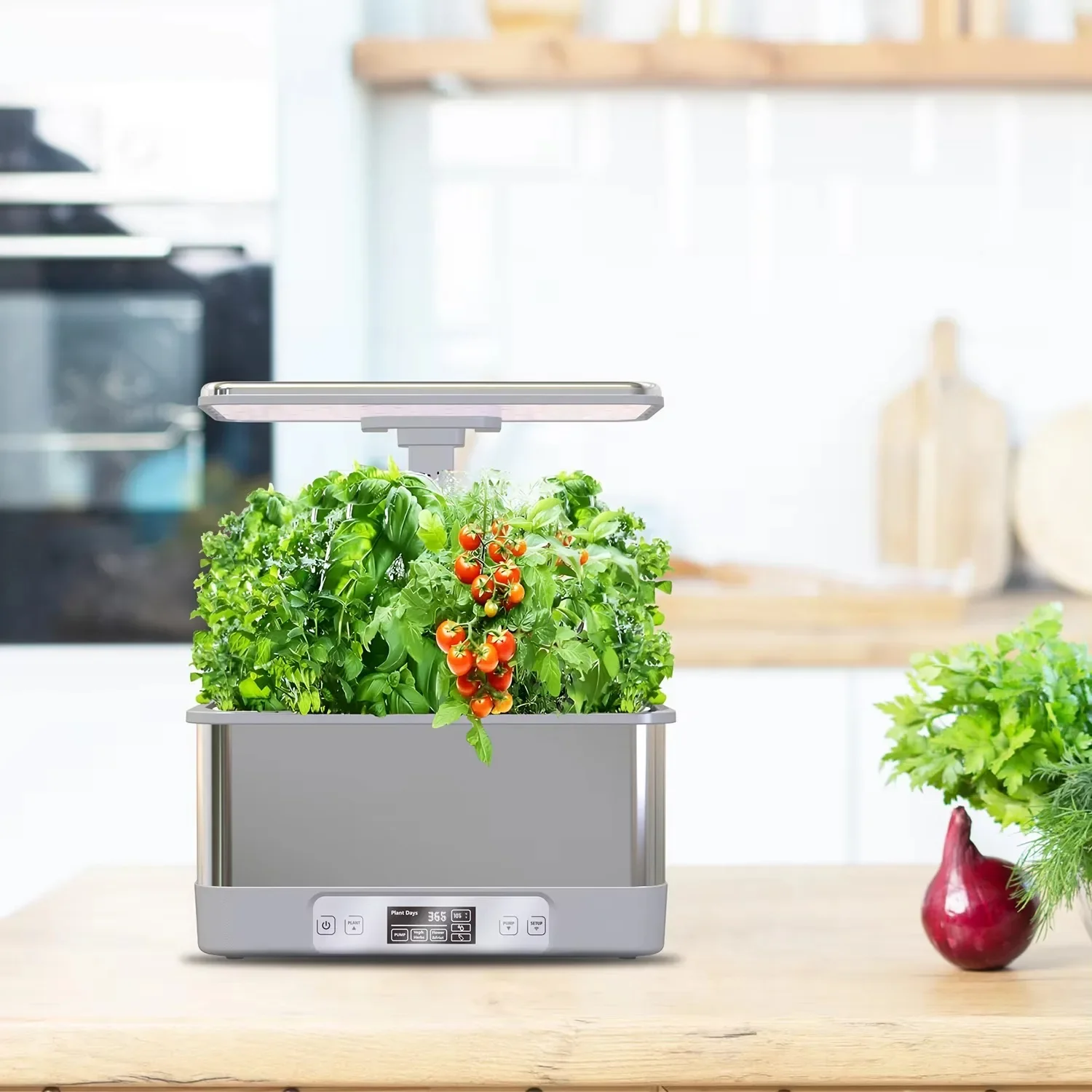 نظام حديقة داخلية للزراعة الما - مراجعة Indoor Herb Garden Kit وسعره