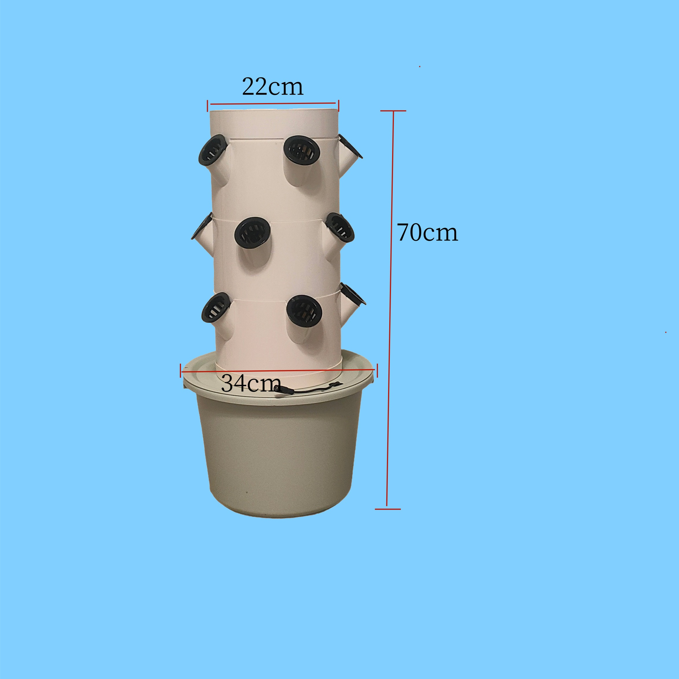 نظام زراعة مائية عمودي بثلاث ط - مراجعة Indoor Herb Garden Kit وسعره